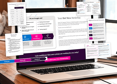 Hot Mess Marketing Graphic