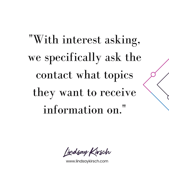 what is interest asking?