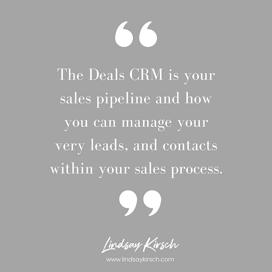 The ActiveCampaign Deals CRM provides you with a way to manage your leads.