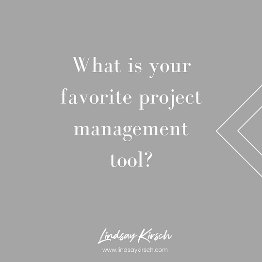 Project management tool