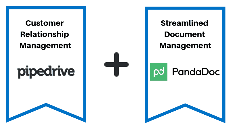 Pipedrive and PandaDoc allow you to create a streamline process that helps automate workflows for business consultants